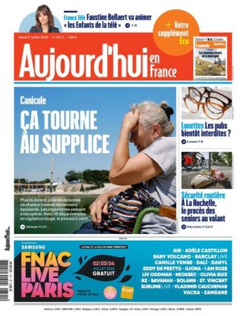 AUJOURD'HUI EN FRANCE