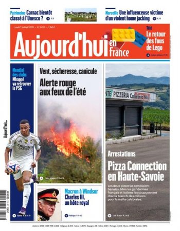 AUJOURD'HUI EN FRANCE