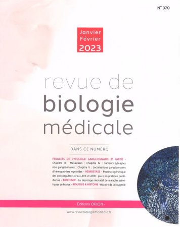 REVUE DE BIOLOGIE MEDICALE